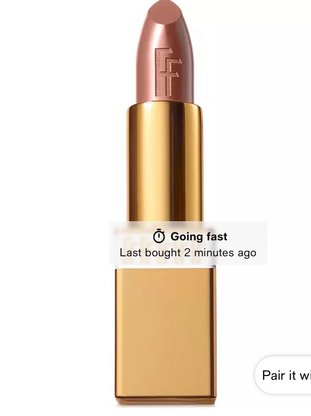 Fashion Fair Nudeattude Satin Nude Rose Lipstick — Luxury Satin Finish